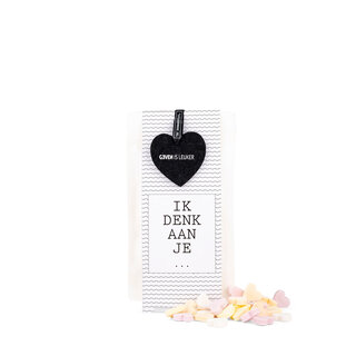 Ik denk aan je... Snoep  in stazak - per 6