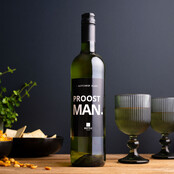 Proost MAN! wijn wit - per 6