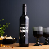 Proost MAN! wijn rood - per 6 Proost MAN! wijn rood - per 6