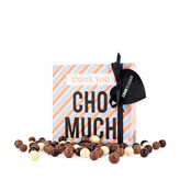 Thank you cho much - chocola  in  cadeau-doosje - per 12 Thank you cho much - chocola  in  cadeau-doosje - per 12