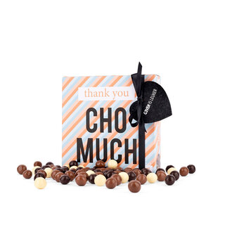 Thank you cho much - chocola  in  cadeau-doosje - per 12