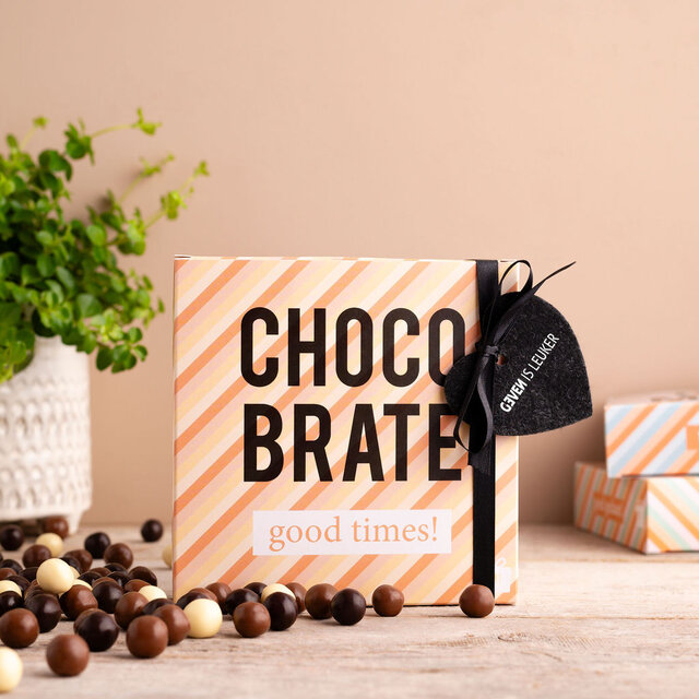 Chocobrate good times! - Chocola  in cadeau-doosje - per 12