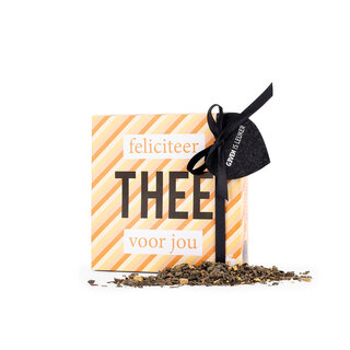Feliciteer-thee - thee  in cadeau-doosje - per 12