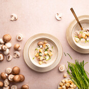 'n soeperdikke knuffel – Fles soepmix Champignon – per 6