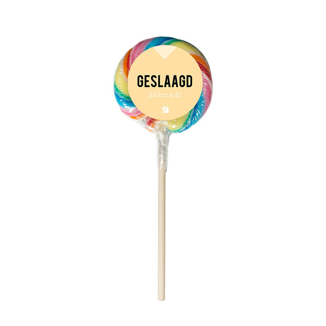Regenboog lolly - mix doos moeder/vader/school - per 30