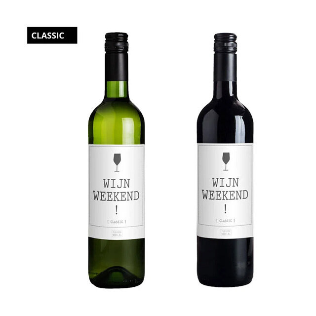 Wijn weekend! - per 6 - wit Wijn weekend! - per 6 - wit