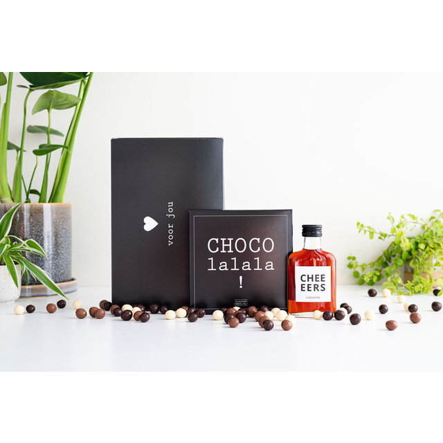 Cheeeers - hot chocolate - chocoladelikorette - per 6