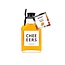 Bottle Language Cheeeers - oh oh orange - oranjebitterlikorette - per 6