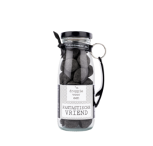 Dropflesje 250 ml ‘n Droppie voor een fantastische vriend! met flessen opener- per 6