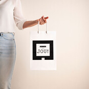 Giftbag klein -Speciaal voor jou - zwart/wit - mt 24 x 12 x 36 per 12