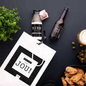 Giftbag klein -Speciaal voor jou - zwart/wit - mt 24 x 12 x 36 per 12