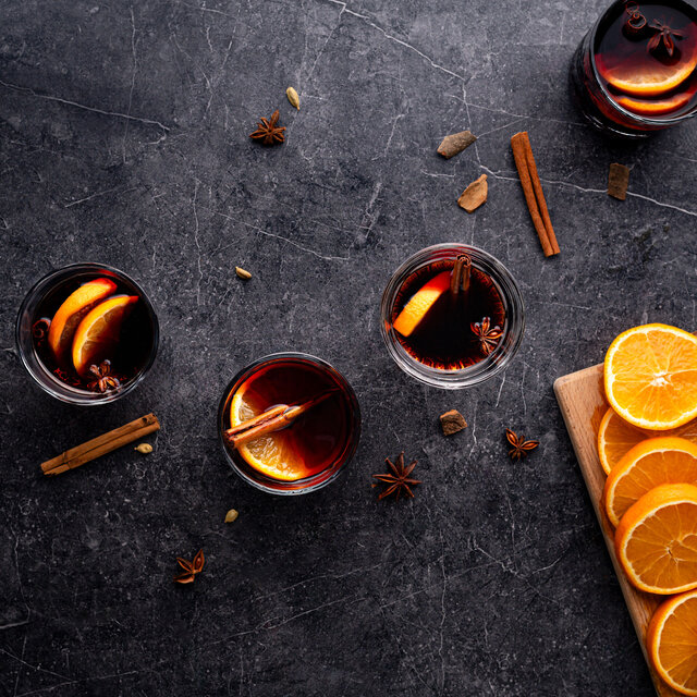 Warm wijntje - gluhwein kruiden in flesje - per 6