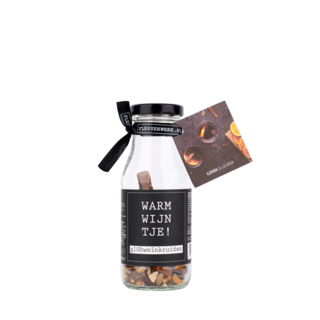 Warm wijntje - gluhwein kruiden in flesje - per 6