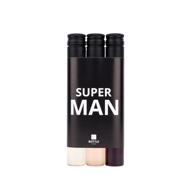 3 wijntubes - Super MAN! - per 12