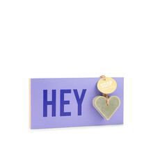 Tegeltje - HEY - per 6