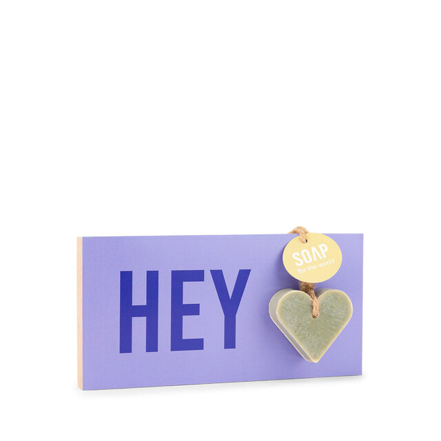 Tegeltje - HEY - per 6