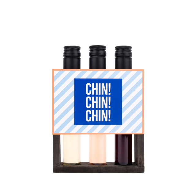 PRIMERA - Wijngift - Tubes in rekje - Chin Chin Chin - per 6