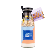 PPL - Bakfles 500 ml -  cookies met smarties - Koekenbakker! -per 6