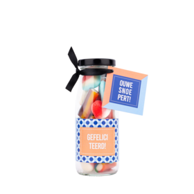 PRIMERA - Snoepflesje 250 ml - Gefeliciteerd - per 6