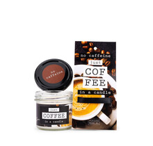 No caffeine - JUST COFFEE - in a candle, in luxe verpakking - per 6