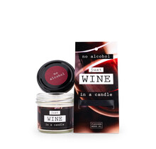 No alcohol - JUST WINE - in a candle, in luxe verpakking - per 6