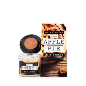 No calories - JUST APPLE PIE - in a candle, in luxe verpakking - 6 stuks