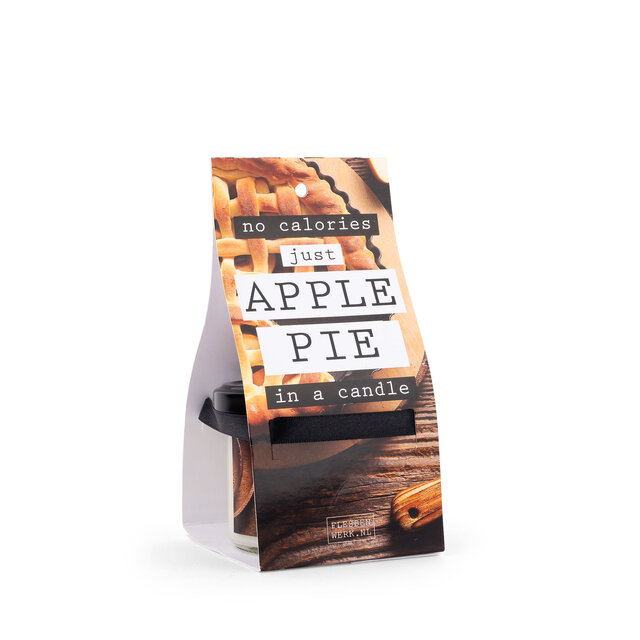 No calories - JUST APPLE PIE - in a candle, in luxe verpakking - per 6