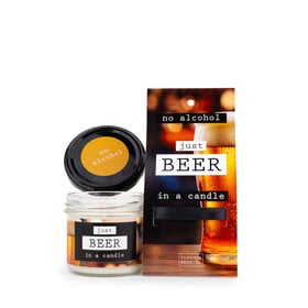 No alcohol - JUST BEER - in a candle, in luxe verpakking - 6 stuks