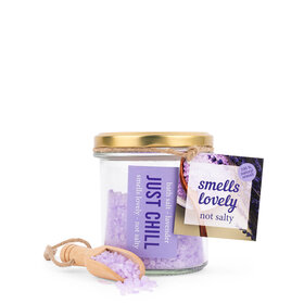 Just chill - Badzout met schepje - Lavendel – per 6
