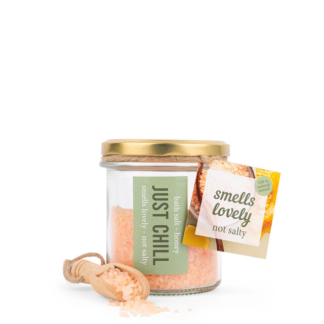 Just chill - Badzout met schepje - Honing – per 6