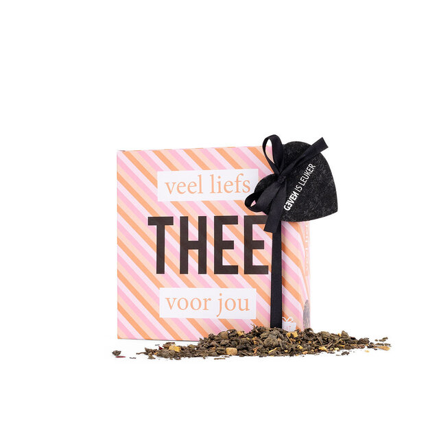 Veel liefs thee - Verse thee  in cadeau-doosje - per 6