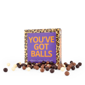 You've got balls! - Chocola  in cadeau doosje - per 6
