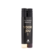 'n Dubbel drankje - Voor jou! (Zwart/Goud) - per 6