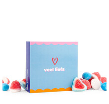Snoepkaart - Veel liefs - per 6