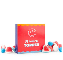Snoepkaart - Jij bent een Topper! - per 6