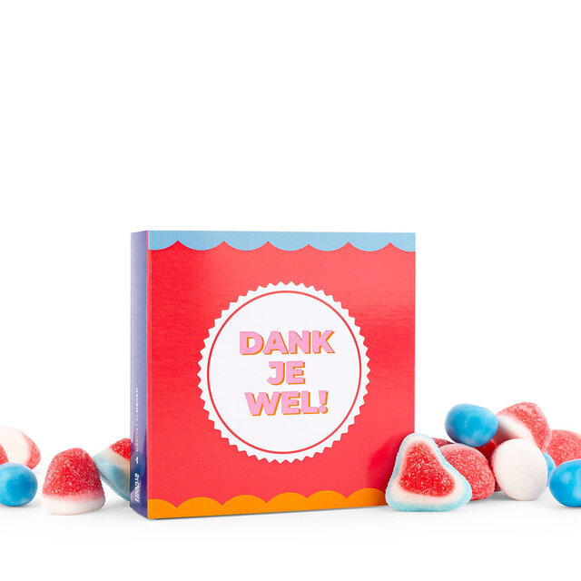 Snoepkaart - Dankjewel - per 6
