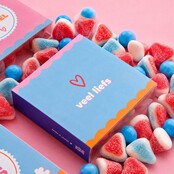 Snoepkaart - Veel liefs - per 6