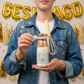 Bakflesje 250ml - Taartje voor een topper - met garde - per 6