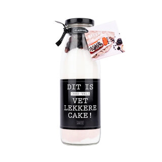 Dit is (red-vel) VET lekkere cake! - Cakemix red velvet - per 6