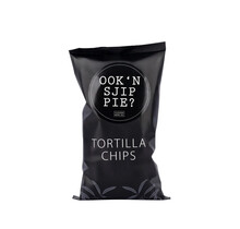Ook 'n sjippie? - Tortilla chips, zwarte zak - per 12
