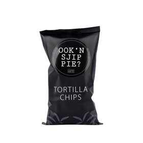 Ook 'n sjippie? - Tortilla chips, zwarte zak - per 12