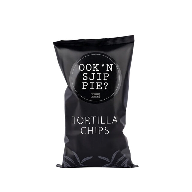 Ook 'n sjippie? - Tortilla chips, zwarte zak - per 12