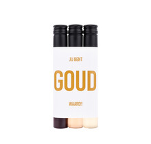 PRIMERA - 3 wijntubes - Jij bent GOUD waard - per 6
