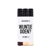 PRIMERA - 3 wijntubes - Zullen we een wijntje doen - per 6