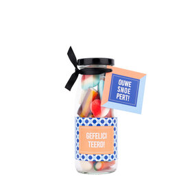 PRIMERA - Snoepflesje 250 ml - Gefeliciteerd - per 6