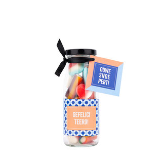PRIMERA - Snoepflesje 250 ml - Gefeliciteerd - per 6