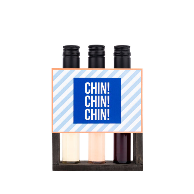 PRIMERA - Wijngift - Tubes in rekje - Chin Chin Chin - per 6