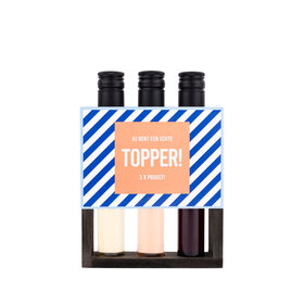 PRIMERA - Wijngift - tubes in rekje - Jij bent een echte TOPPER, 3 x proost! - per 6