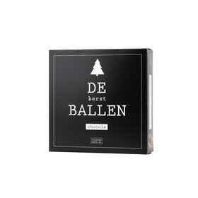 DE (Kerst)BALLEN! - chocola  in cadeau-doosje - per 6