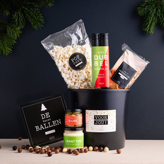 DE (Kerst)BALLEN! - chocola  in cadeau-doosje - per 6